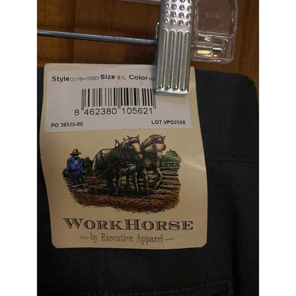 NWT Work Horse by Executive Apparel U.S. Forrest Service Pants Hunter Green 31L - Picture 2 of 9